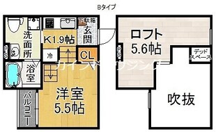 ラヴィータ御崎の物件間取画像